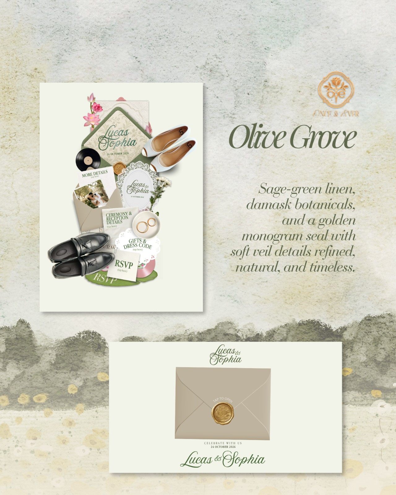 Olive Grove &mdash; invitation website preview 2