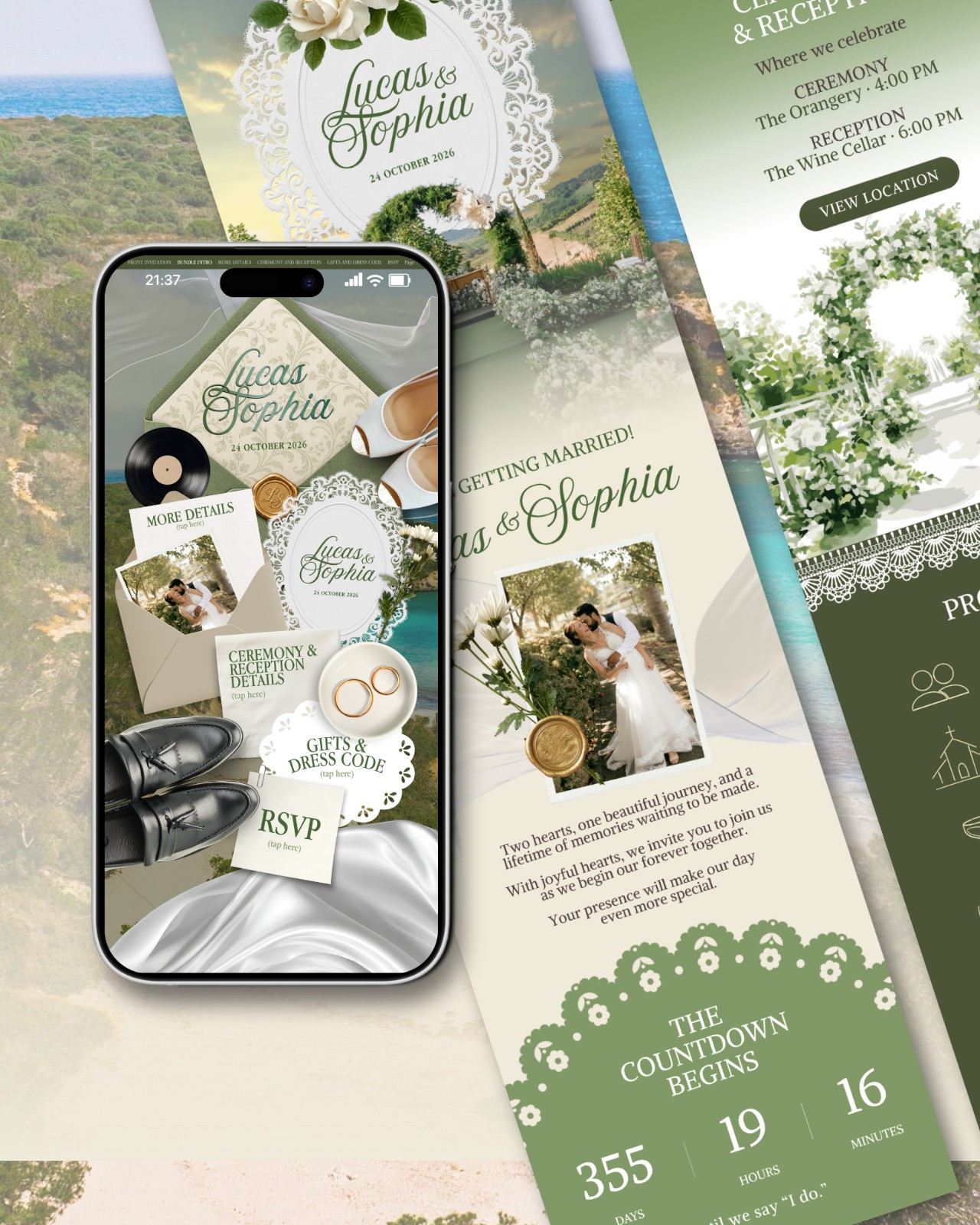 Olive Grove &mdash; invitation website preview 5