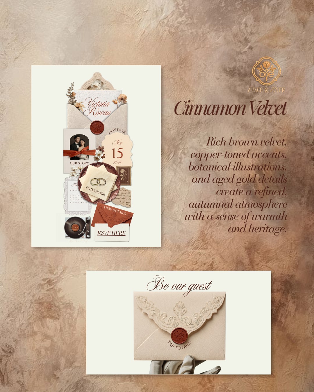 Sienna Heirloom &mdash; invitation website preview 2