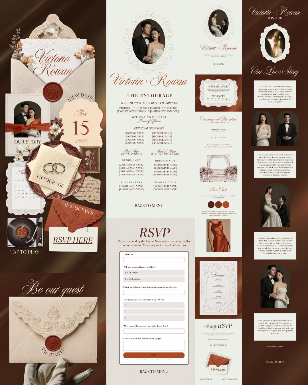 Sienna Heirloom &mdash; invitation website preview 3